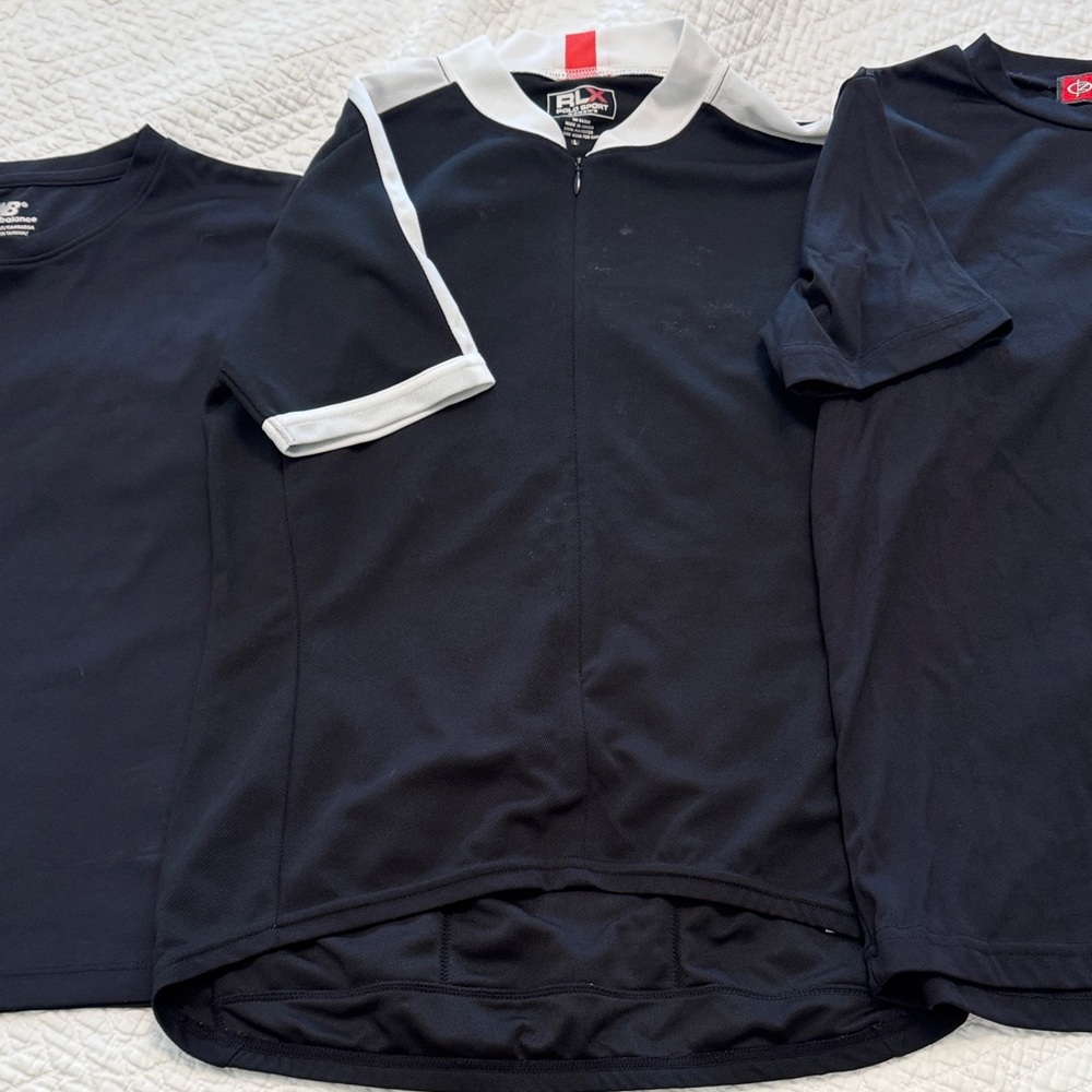 4 Black shirts